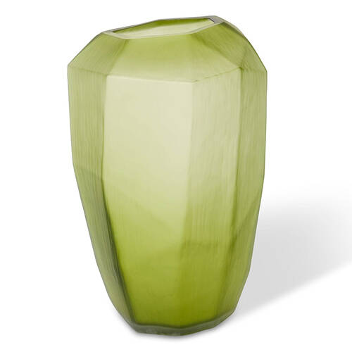 E Style Glass Waylon Tall Vase Home Decor 30x26cm Dark Green