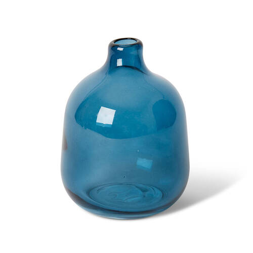 E Style Dalili Glass Decorative Bottle Home Decor 14cm - Blue