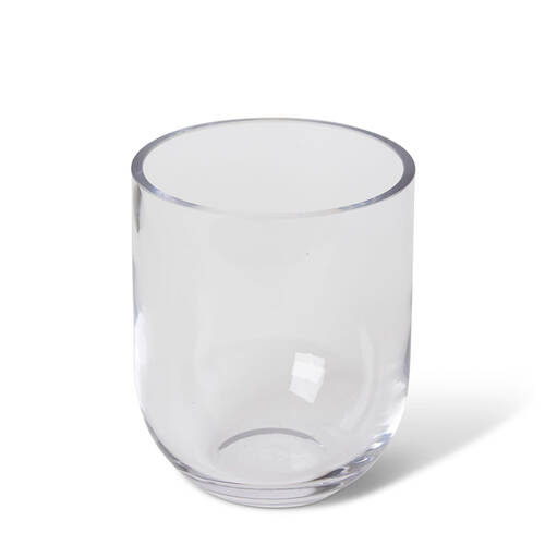 E Style Halima Glass Flower Vase Home Decor 14cm - Clear