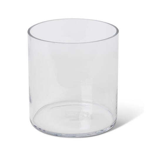 E Style Vera Glass Flower Vase Home Decor 18cm - Clear