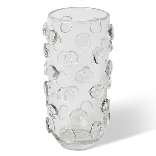 E Style Chioma Glass Flower Vase Home Decor 30cm - Clear