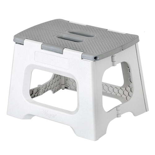 Vigar Zeroline 23cm Foldable Step Stool Chair - Grey