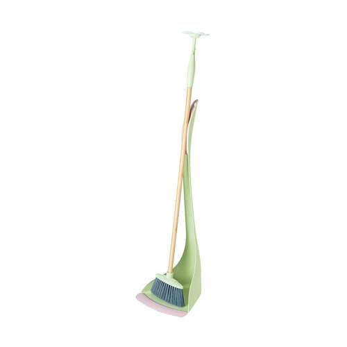 Vigar 104cm Florganic Lobby Broom & Dustpan Set Dust/Dirt Cleaner