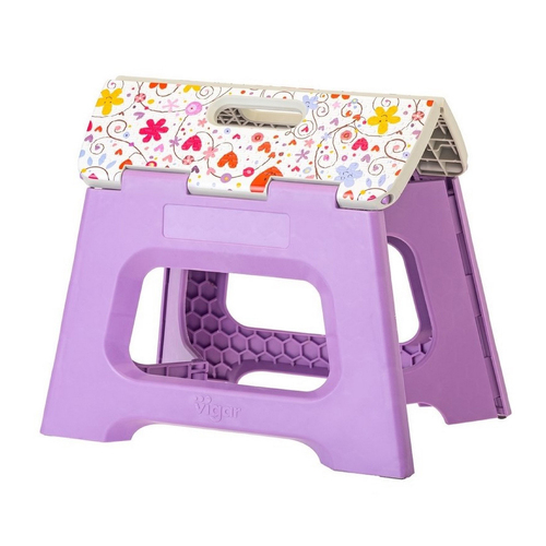 Vigar Compact Love Kids/Children Foldable Stool/Footstool 23cm