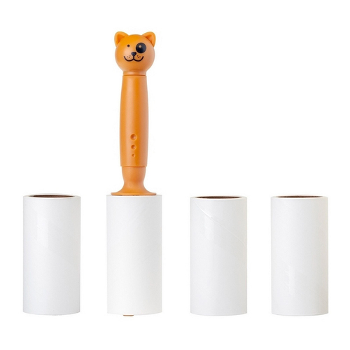 Vigar Pets Club Dog Pet Hair Remover Roller w/ 3-Refills Orange