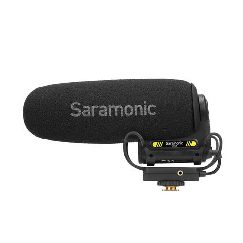 Saramonic On-Camera Super Cardioid Shotgun Microphone Kit For DSLR Black
