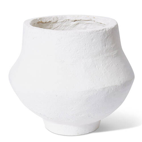 E Style Johan Paper Mache Vessel Decorative Vase Home Decor 54cm - White