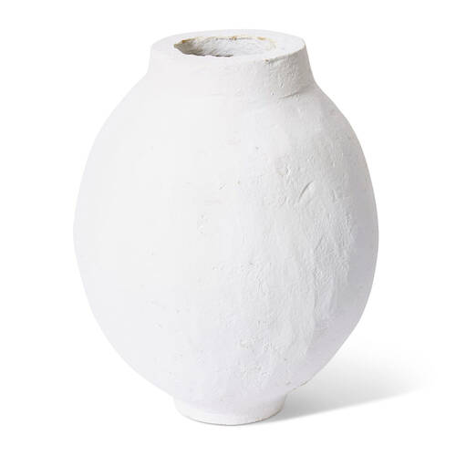 E Style Retha Paper Mache Vessel Decorative Vase Home Decor 53cm - White