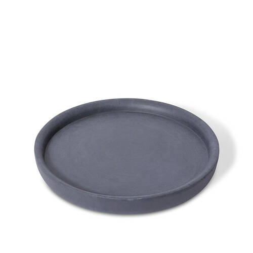 E Style Aiden Planter Saucer Tray Round 40cm - Black