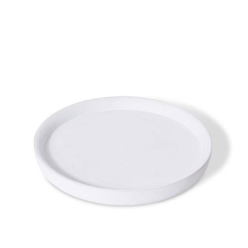 E Style Aiden Planter Saucer Tray Round 40cm - White