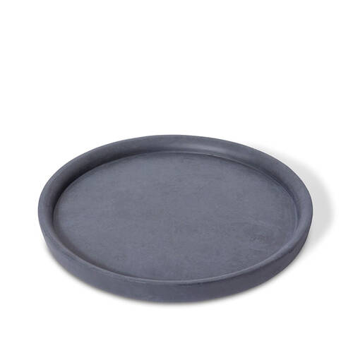 E Style Aiden Planter Saucer Tray Round 43cm - Black