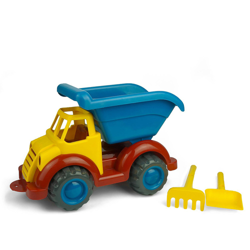 Viking Toys Super Mighty Tipper Truck w/ Spade/Rake Toy Set Kids 12m+