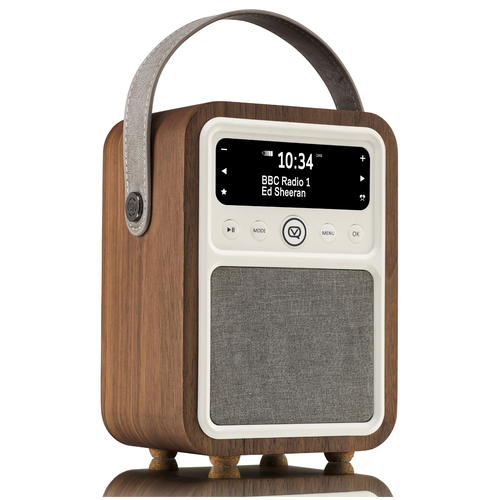 VQ Monty DAB+ Digital FM Radio//Bluetooth Speaker Walnut