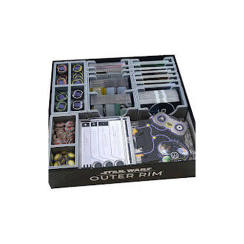 Folded Space Game Box Inserts Organiser For Star Wars Outer Rim RPG