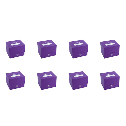 8PK Gamegenic Side Holder 100+ Deck Box Xl Purple Gaming Accessory