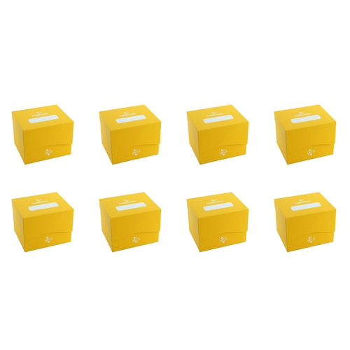 8PK Gamegenic Side Holder 100+ Deck Box Xl Yellow Gaming Accessory