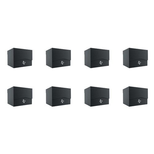 8PK Gamegenic Side Holder 100+ Deck Box Xl Black Gaming Accessory
