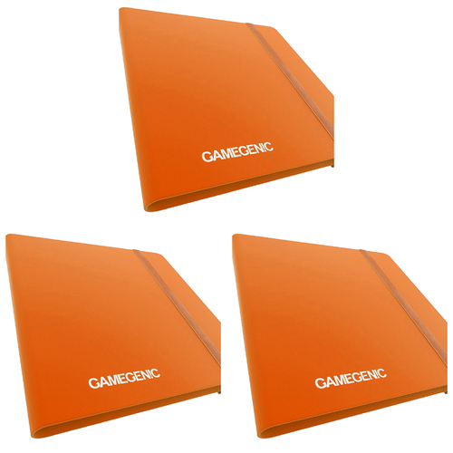 3PK Gamegenic Casual Album 8 Pocket Orange Gaming Accessory