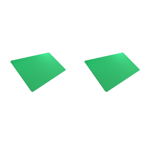2PK Gamegenic Prime 2mm Playmat Green Gaming Accessory