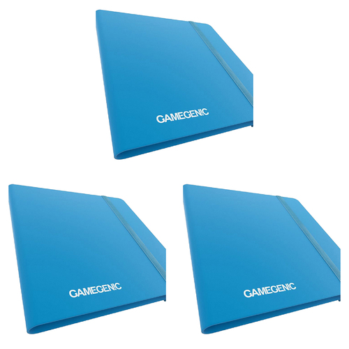 3PK Gamegenic Casual Album 8 Pocket Blue Gaming Accessory