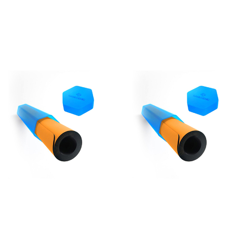 2PK Gamegenic Playmat Tube Blue Trading Card Gaming Accessory