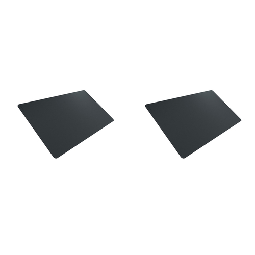 2PK Gamegenic Prime 2mm Playmat Black Gaming Accessory