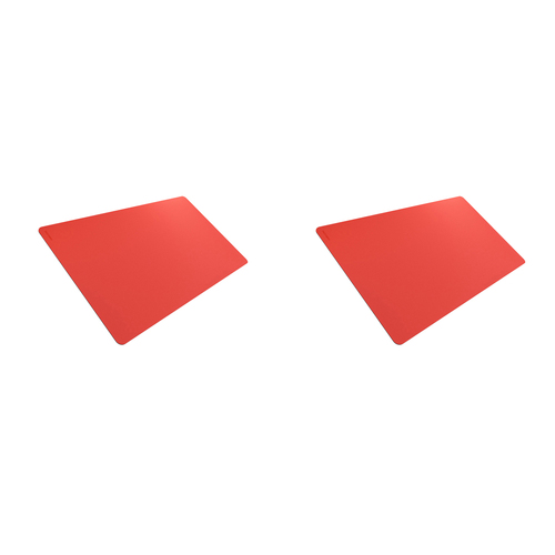 2PK Gamegenic Prime 2mm Playmat Red Trading Card Gaming Accessory