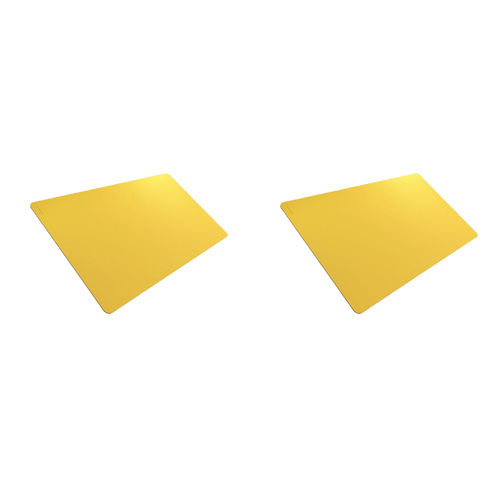 2PK Gamegenic Prime 2mm Playmat Yellow Gaming Accessory