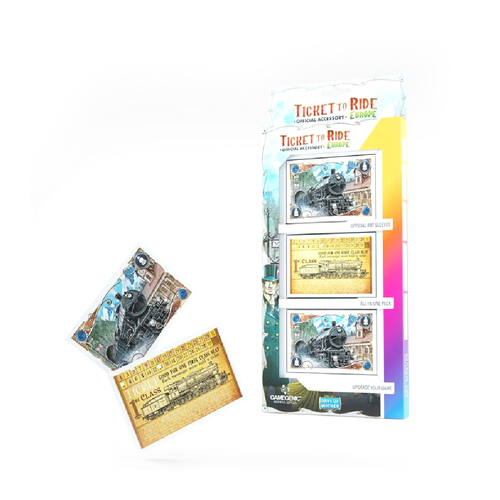 Gamegenic Ticket To Ride Europe Art Sleeves Gaming Accessory