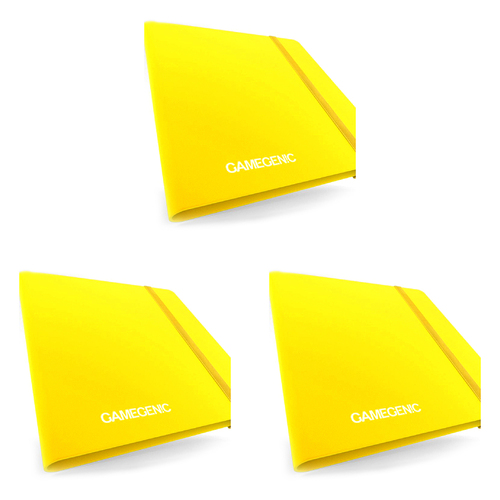 3PK Gamegenic Casual Album 8 Pocket Yellow Gaming Accessory