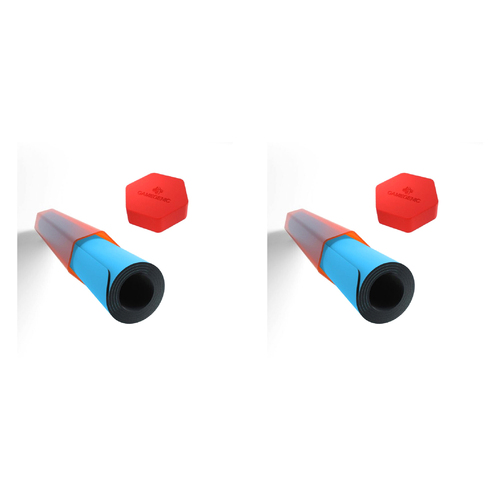 2PK Gamegenic Playmat Tube Red Trading Card Gaming Accessory