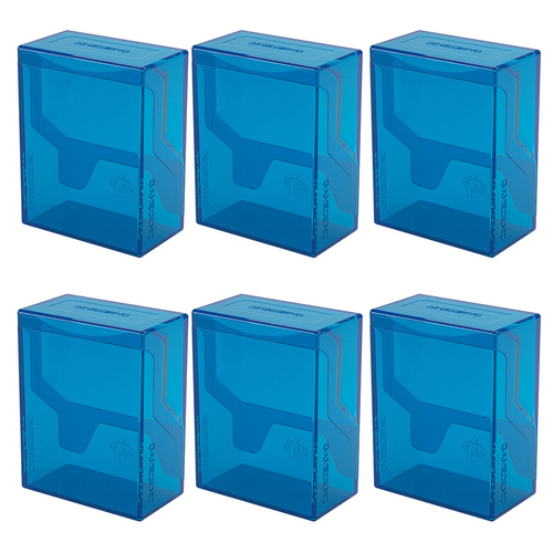 6PK Gamegenic Bastion Deck Box 50+ Blue Gaming Accessory