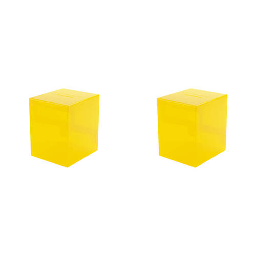 2PK Gamegenic Bastion 100+ Card Deck Box Organiser XL - Yellow