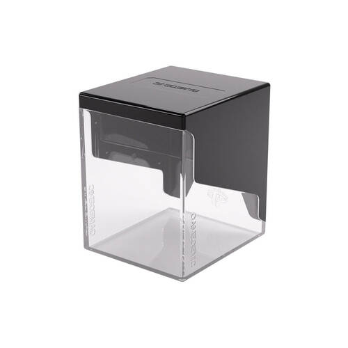 Gamegenic Bastion 100+ Card Deck Box Organiser XL - Black/Clear