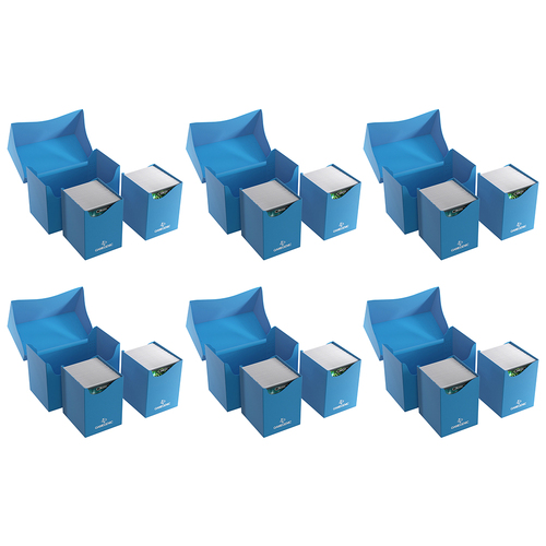 6PK Gamegenic Double Deck Holder 200+ XL Blue Gaming Accessory
