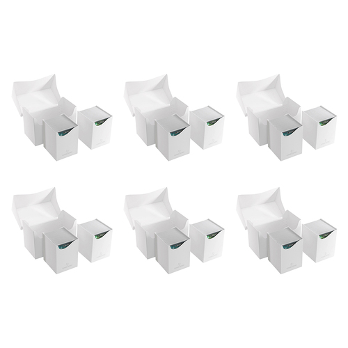 6PK Gamegenic Double Deck Holder 200+ XL White Gaming Accessory