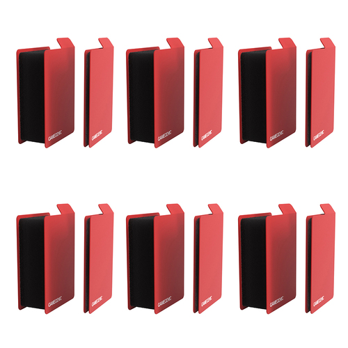 6PK Gamegenic Sizemorph Deck Box Divider Red Gaming Accessory