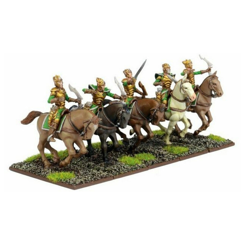 Mantic Games Kings Of War Elf Silverbreeze Cavalry Troop Miniature Toy