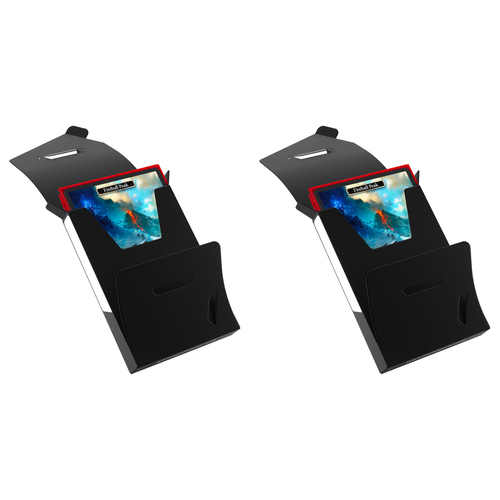 2PK Gamegenic Cube Pocket 15+ Black Trading Card Gaming Accessory