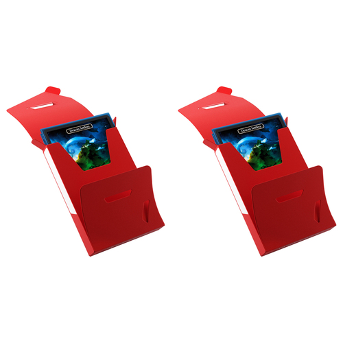 2PK Gamegenic Cube Pocket 15+ Red Trading Card Gaming Accessory