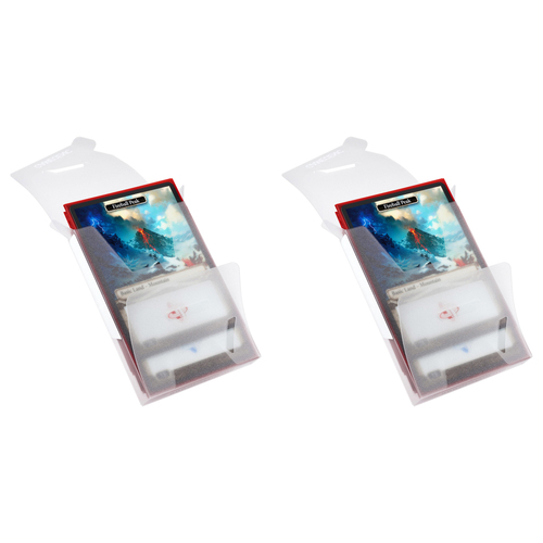 2PK Gamegenic Cube Pocket 15+ Clear Trading Card Gaming Accessory