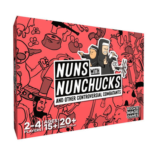Rookie Mage Games Nuns w/ Nunchucks Card Game Teens 16y+