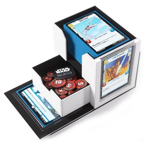Gamegenic Star Wars Unlimited Deck Pod White/Black Gaming Accessory
