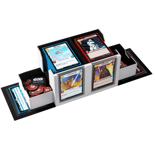 Gamegenic Star Wars Unlimited Double Deck Pod White/Black Gaming Accessory