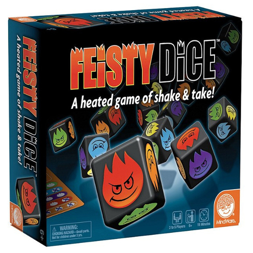 Mindware Fiesty Dice Board Game 3-5 Players Set 6y+