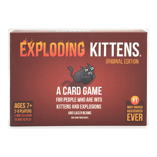 Exploding Kittens Original Edition Kids/Children Card Game 7+