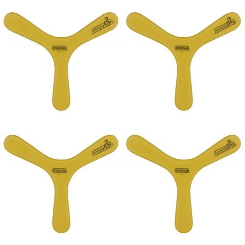 4PK Duncan Indoor Boomerang Assorted Kids/Children Toy 6y+