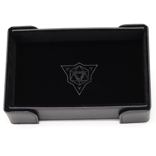 Die Hard Dice Folding Rectangle Tray Black Velvet Premium Rolling Surface