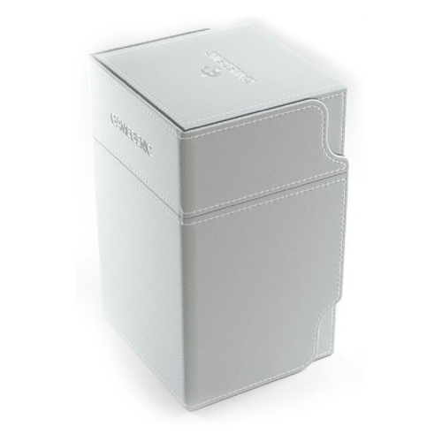 Gamegenic Watchtower Holds 100 Sleeves Convertible Deck Box White Accessory