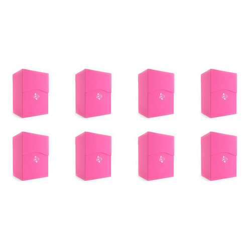 8PK Gamegenic Deck Holder Holds 80 Sleeves Deck Box Pink Gaming Accessory